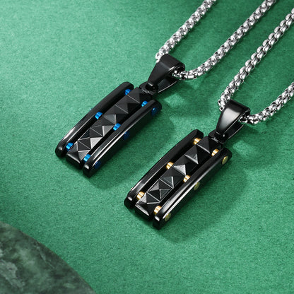 Original Design Pyramid Pendant For Stylish Wear Made Of Durable Titanium Steel
