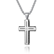 Single Pendant Steel Black