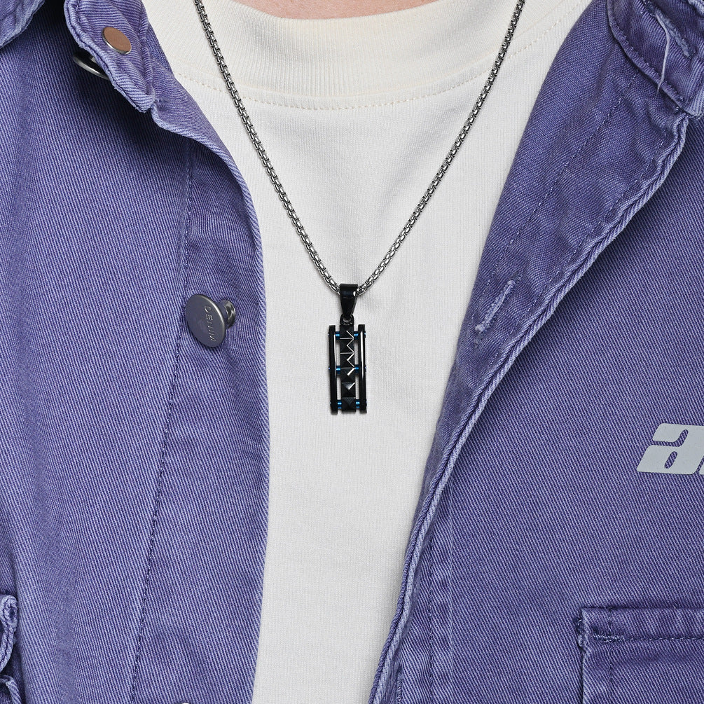 Original Design Pyramid Pendant For Stylish Wear Made Of Durable Titanium Steel
