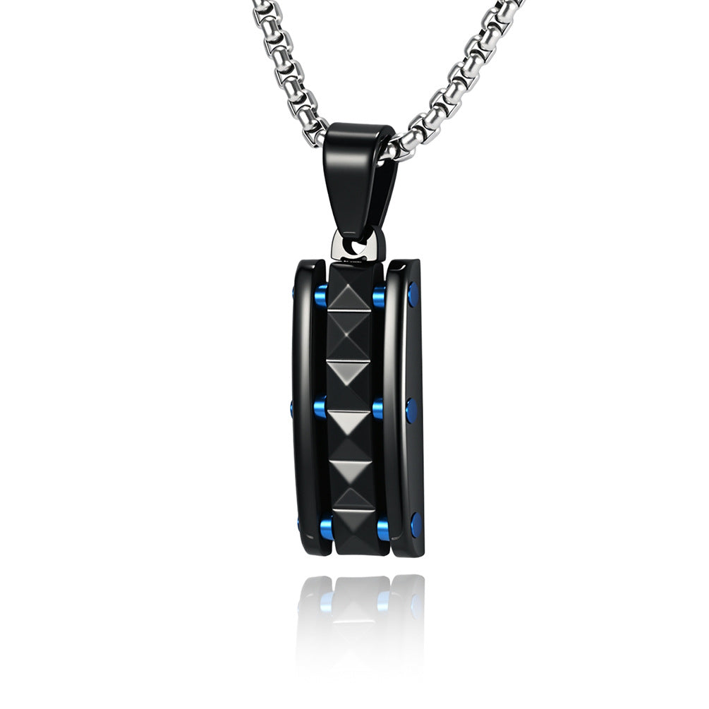 Original Design Pyramid Pendant For Stylish Wear Made Of Durable Titanium Steel