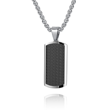 Lingge Original Design Pendant For Unisex Featuring Titanium Steel Material With Beaded Chain