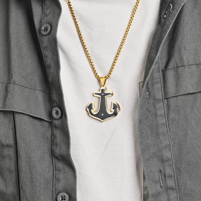 Three Layer Necklace For Unisex Featuring Black Beaded Chain With Electroplated Gold Plating Process