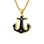 Single Pendant Golden and Black