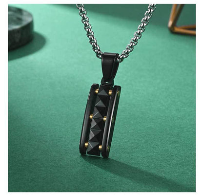Original Design Pyramid Pendant For Stylish Wear Made Of Durable Titanium Steel