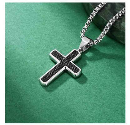 Original Design Men's Metal Cross Necklace Pendant For Stylish Everyday Wear