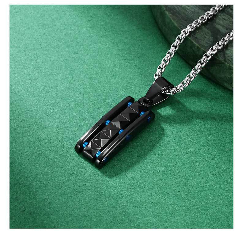 Original Design Pyramid Pendant For Stylish Wear Made Of Durable Titanium Steel
