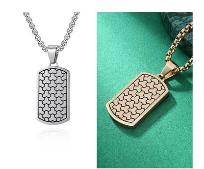 Hip-Hop Style Football Pendant For Men Made Of Durable Titanium Steel