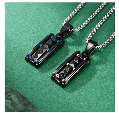 Original Design Pyramid Pendant For Stylish Wear Made Of Durable Titanium Steel