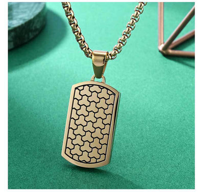 Hip-Hop Style Football Pendant For Men Made Of Durable Titanium Steel