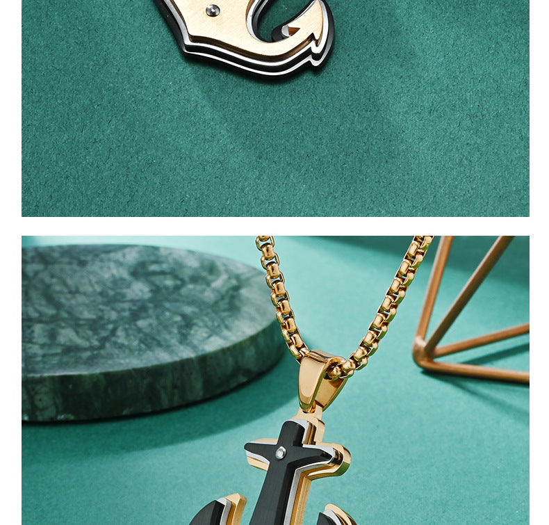 Three Layer Necklace For Unisex Featuring Black Beaded Chain With Electroplated Gold Plating Process