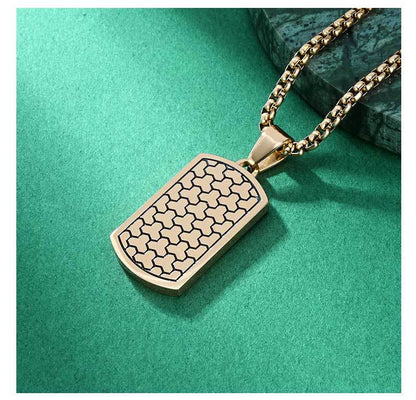Hip-Hop Style Football Pendant For Men Made Of Durable Titanium Steel