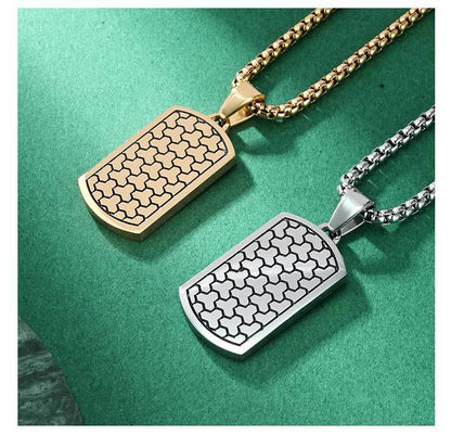Hip-Hop Style Football Pendant For Men Made Of Durable Titanium Steel