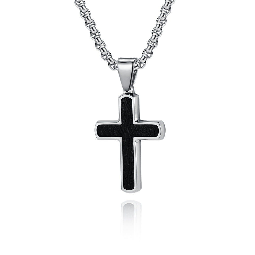 Original Design Men's Metal Cross Necklace Pendant For Stylish Everyday Wear