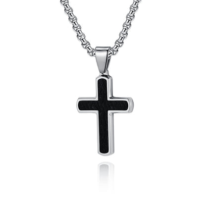 Original Design Men's Metal Cross Necklace Pendant For Stylish Everyday Wear