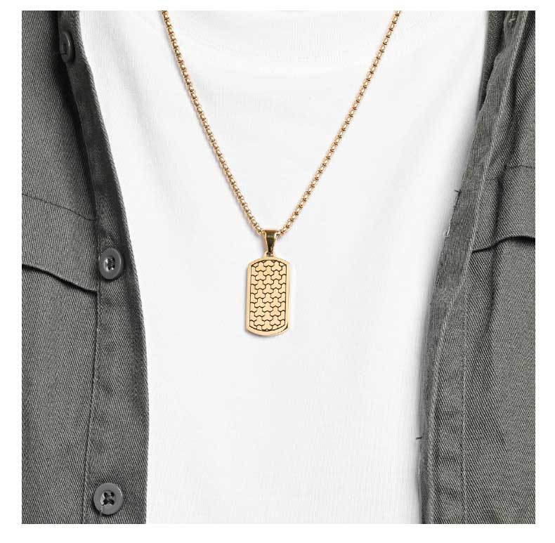 Hip-Hop Style Football Pendant For Men Made Of Durable Titanium Steel