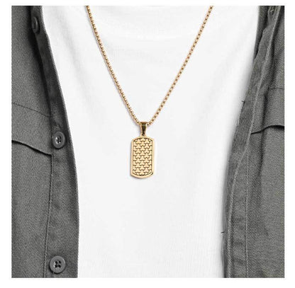 Hip-Hop Style Football Pendant For Men Made Of Durable Titanium Steel