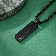 Black Pendant plus Black Pearl Chain