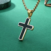 Gold Pendant plus Gold Pearl Chain
