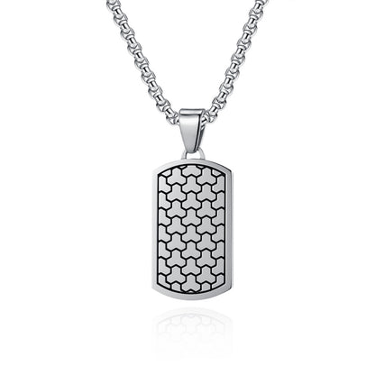 Hip-Hop Style Football Pendant For Men Made Of Durable Titanium Steel