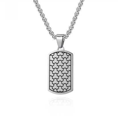 Hip-Hop Style Football Pendant For Men Made Of Durable Titanium Steel