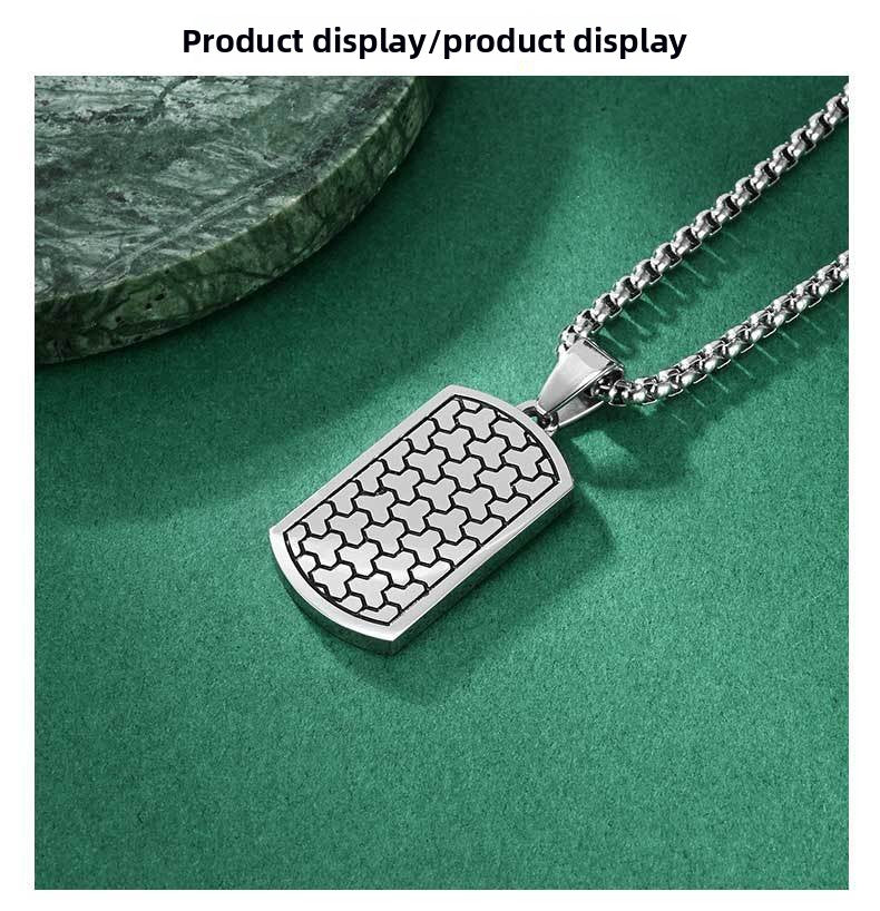 Hip-Hop Style Football Pendant For Men Made Of Durable Titanium Steel