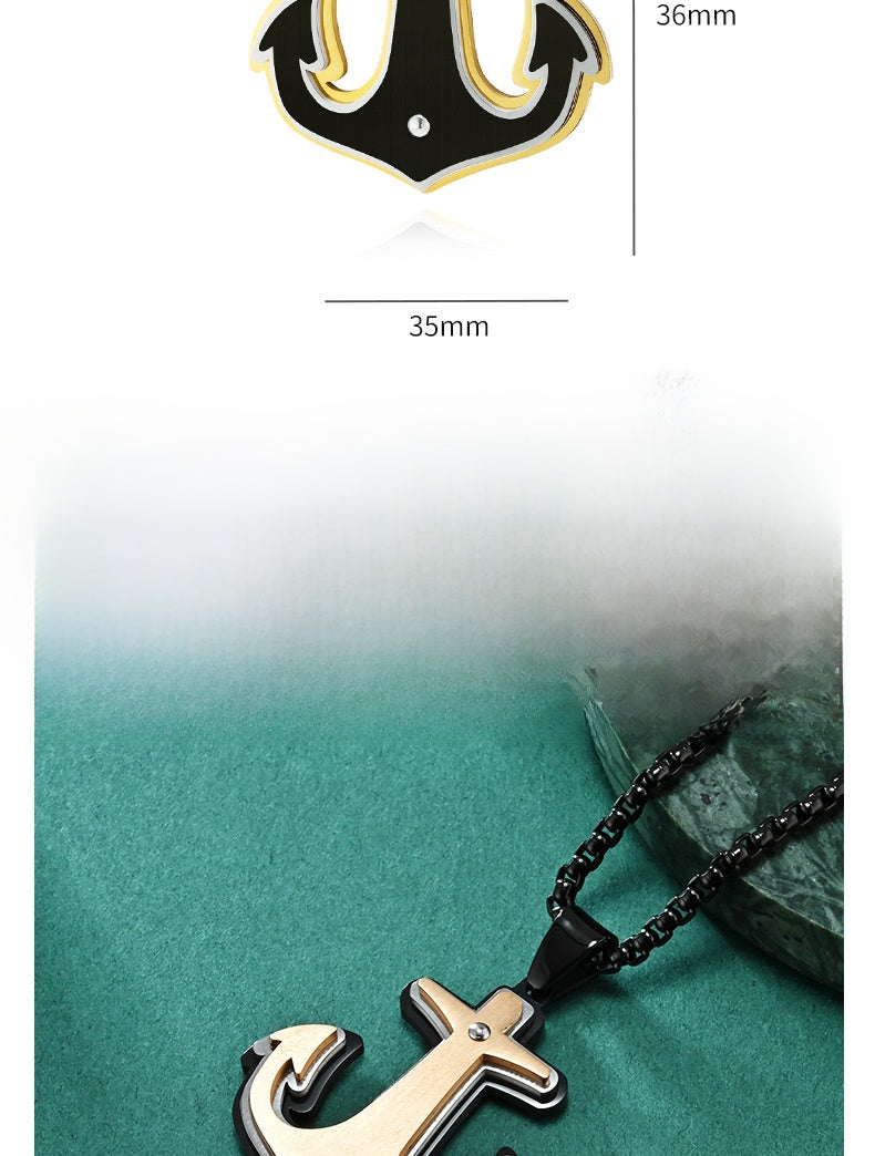 Three Layer Necklace For Unisex Featuring Black Beaded Chain With Electroplated Gold Plating Process