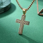 Gold Pendant plus Gold Pearl Chain
