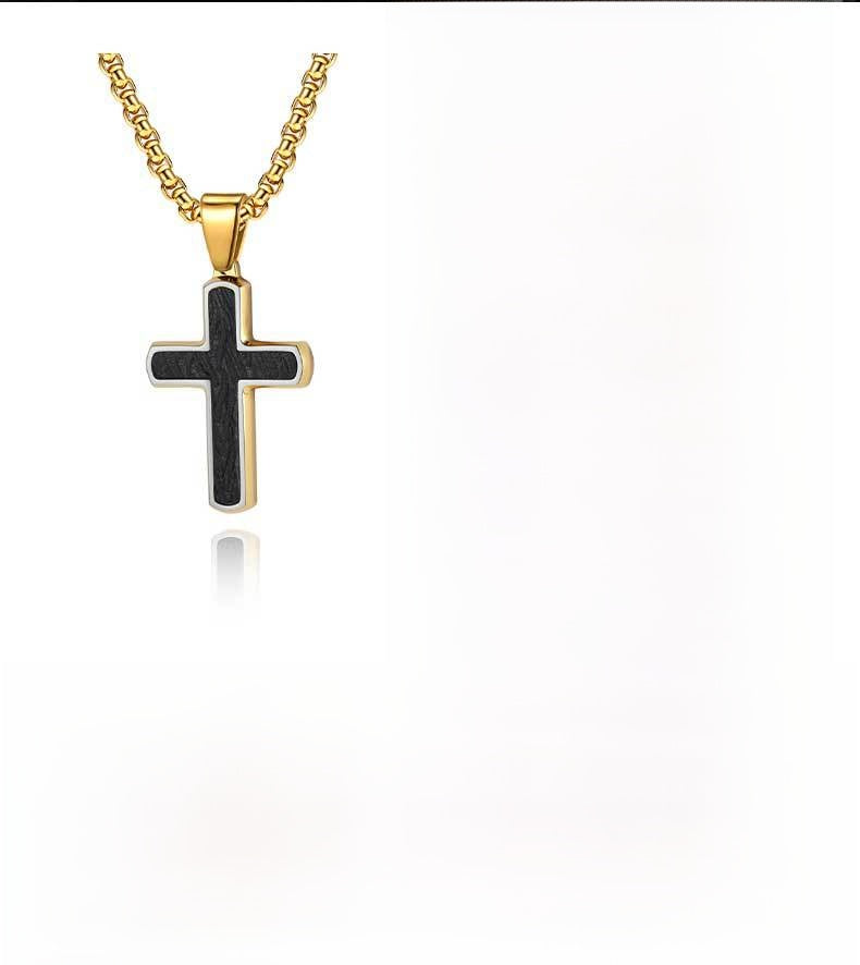 Original Design Men's Metal Cross Necklace Pendant For Stylish Everyday Wear