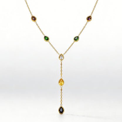 Round Pendant For Women Featuring Zircon Inlay Material With Electroplated Golden Plated Finish