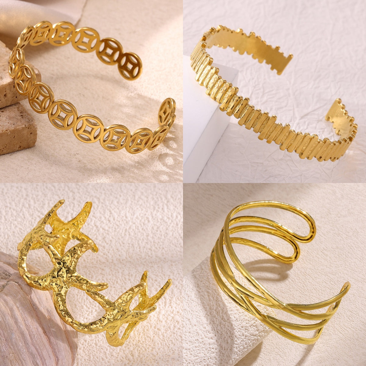 Vintage Style Leaf For Women Weekend Earrings In Iron With 18K Real Gold Plated Waterproof Non Tarnish Craft