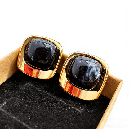 Sweet Square Stud Earrings For Women In Colour Acrylic, Perfect For Daily Wear