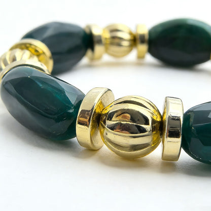 Maillard Style Irregular Acrylic Beading Bracelet For Women, Unique Design With Elegant Craftsmanship