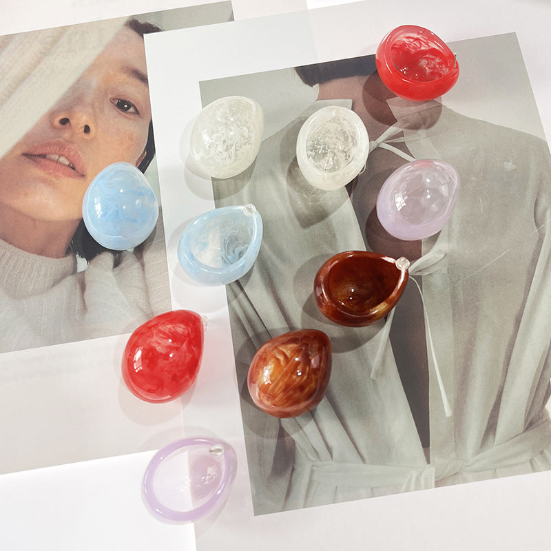 Exaggerated Plastic Balloons Earrings For A Fun And Colorful Look In Multicolor