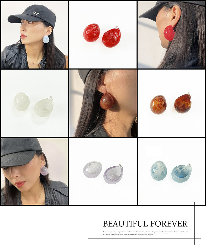 Exaggerated Plastic Balloons Earrings For A Fun And Colorful Look In Multicolor