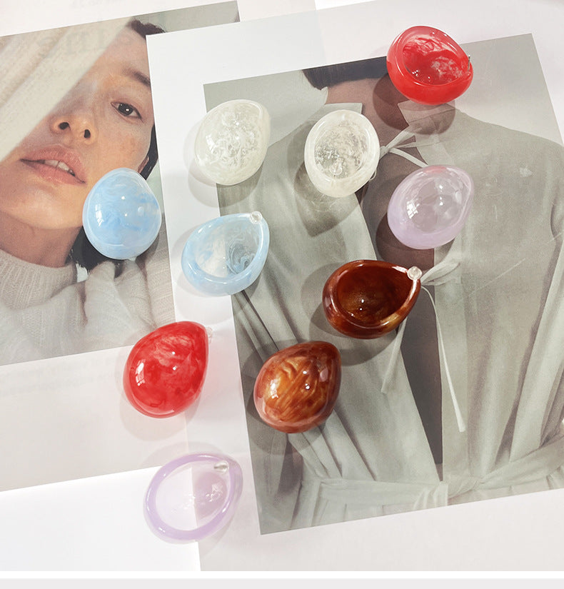 Exaggerated Plastic Balloons Earrings For A Fun And Colorful Look In Multicolor