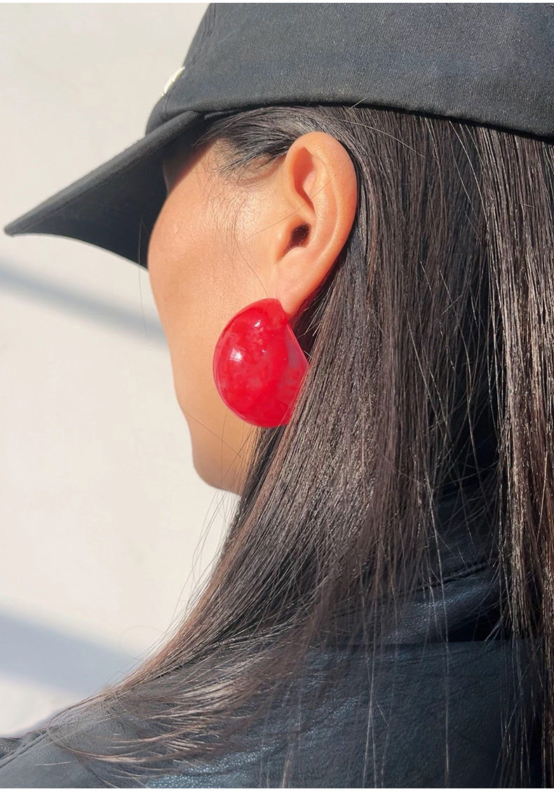 Exaggerated Plastic Balloons Earrings For A Fun And Colorful Look In Multicolor