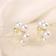 6#Silver Needle/Pearl C Shape/2.7X2.7cm【10.6g】