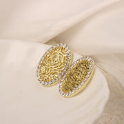 10#Silver Needle/Hollow Gold /1.6X2.2cm【5.1g】
