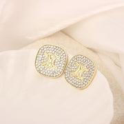 14#Silver Needle/ Gold 1.9X1.9cm【9.8g】