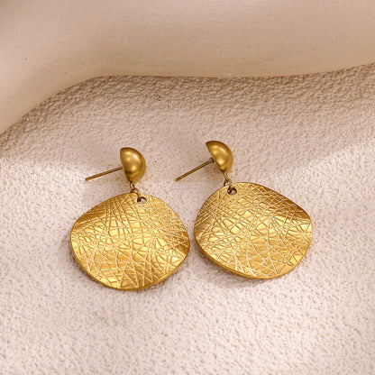 Flowers Stud Earrings For Women Featuring Waterproof Non Tarnish 304 Stainless Steel With 18K Real Gold PVD Coated Plating