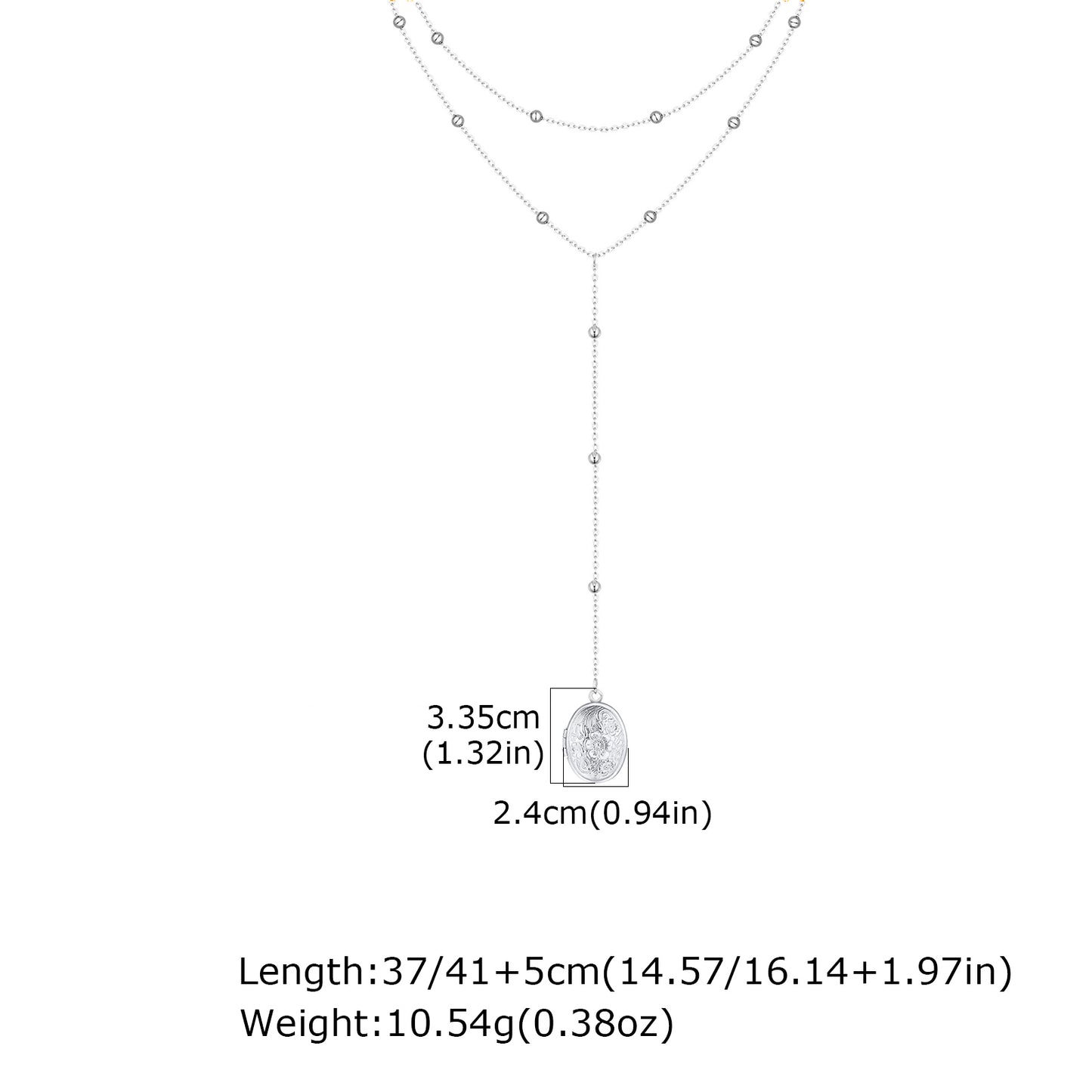 Heart Shape Pendant Necklace For Women In IG Style, 304 Stainless Steel With 18K Real Gold Plated Cable Chain