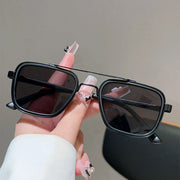 Black Frame Black and Grey Lens