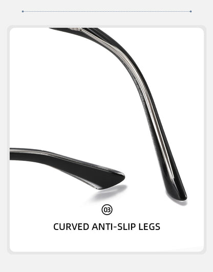Unisex Cat Eye Full Frame Sunglasses With PC Lens Material In Black, Perfect For Spring