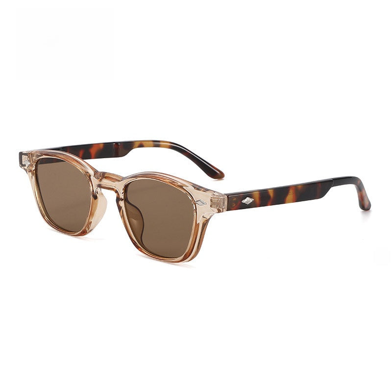 Unisex Round Frame Full Frame Sunglasses With PC Lens Material In Black, Ideal For Spring