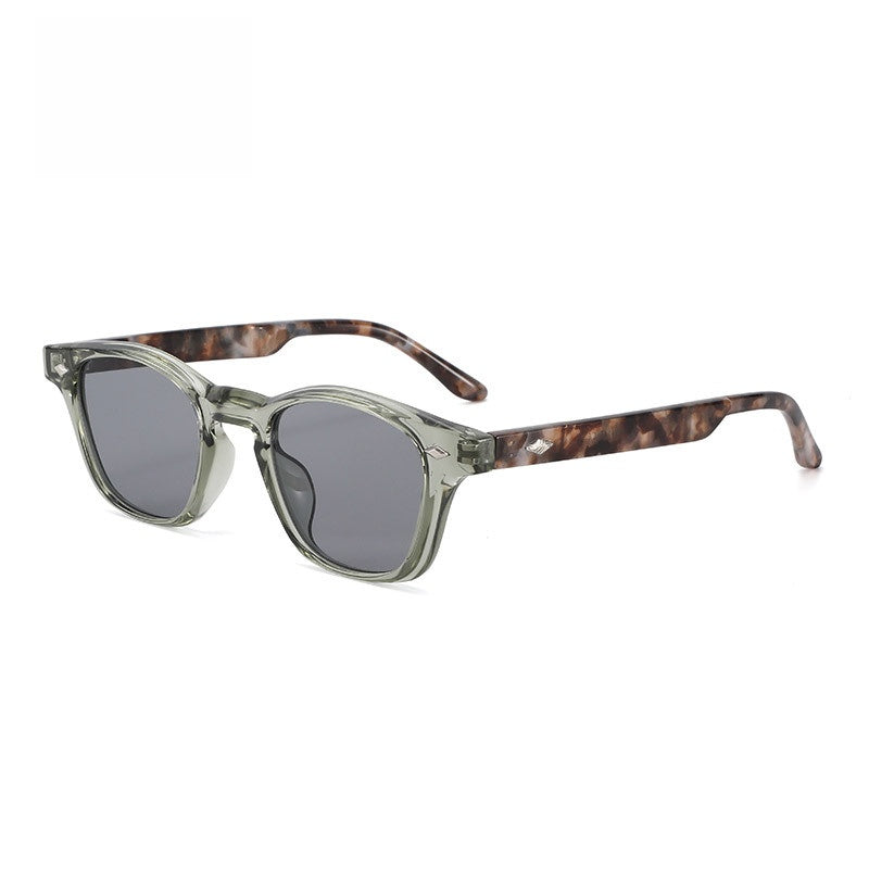 Unisex Round Frame Full Frame Sunglasses With PC Lens Material In Black, Ideal For Spring