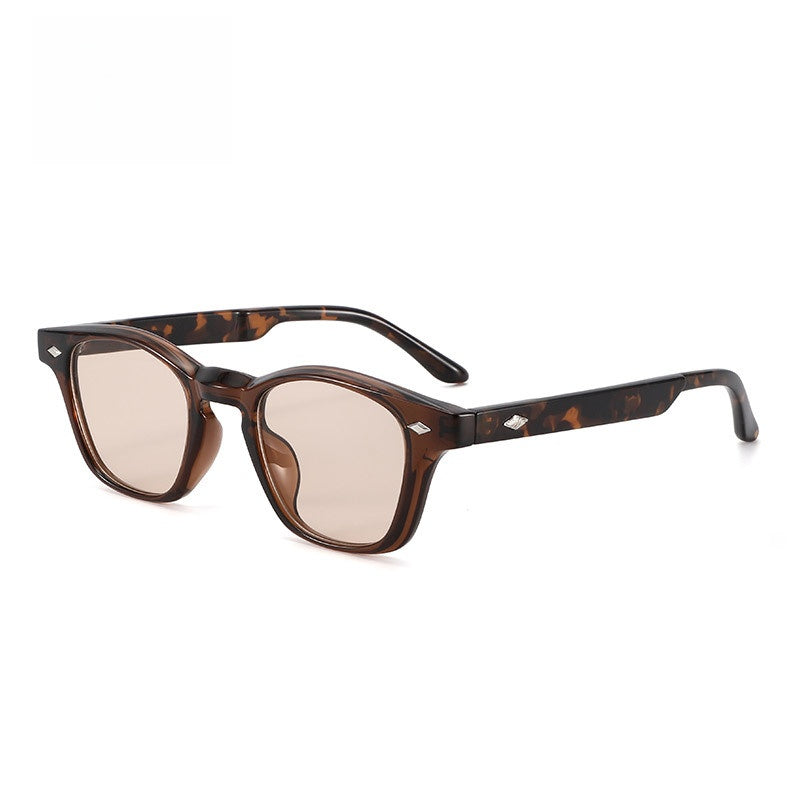 Unisex Round Frame Full Frame Sunglasses With PC Lens Material In Black, Ideal For Spring