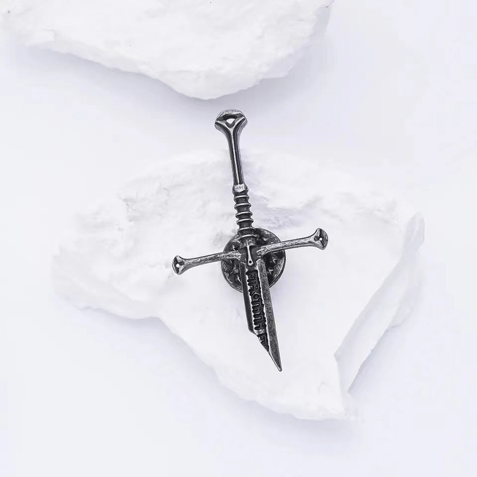 Geometric Punk Metal Necklace For Unisex Featuring Electroplated Finish