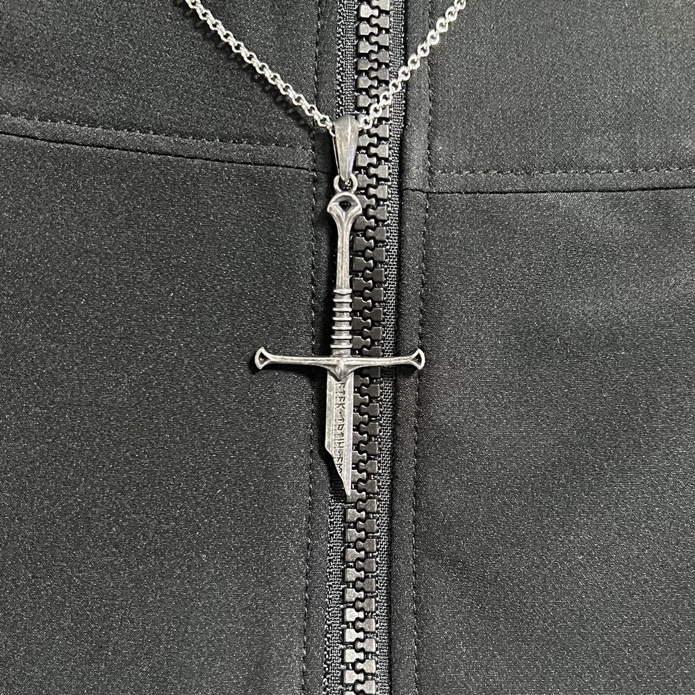 Geometric Punk Metal Necklace For Unisex Featuring Electroplated Finish