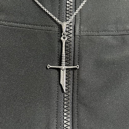 Geometric Punk Metal Necklace For Unisex Featuring Electroplated Finish