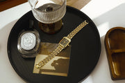 Gold Shell Black Surface
